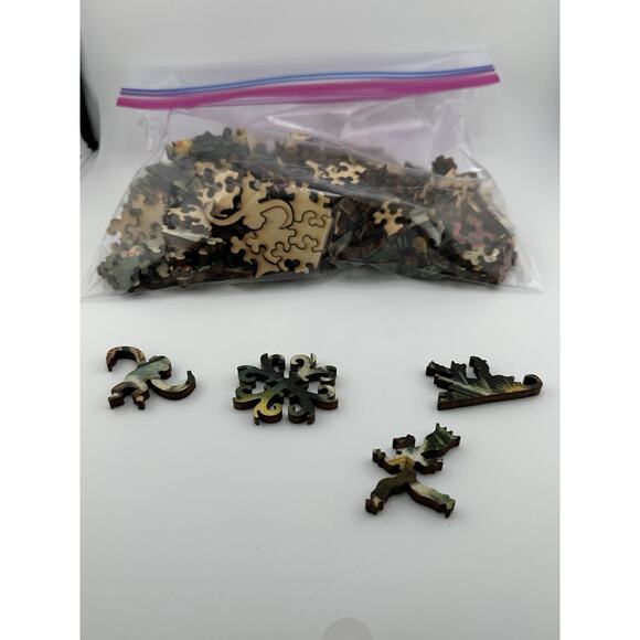 Vintage Liberty Wood Puzzle "Santa Claus's Train" 247 Pieces Complete - Picture 4 of 4